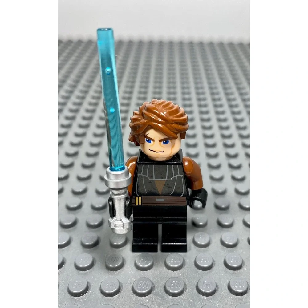 Lego Star Wars Anakin Skywalker Minifigure Blue Lightsaber Set 8098 Clone Wars